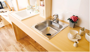 ミニキッチンで生活に彩を